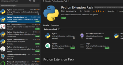 Python Extension for VS Code